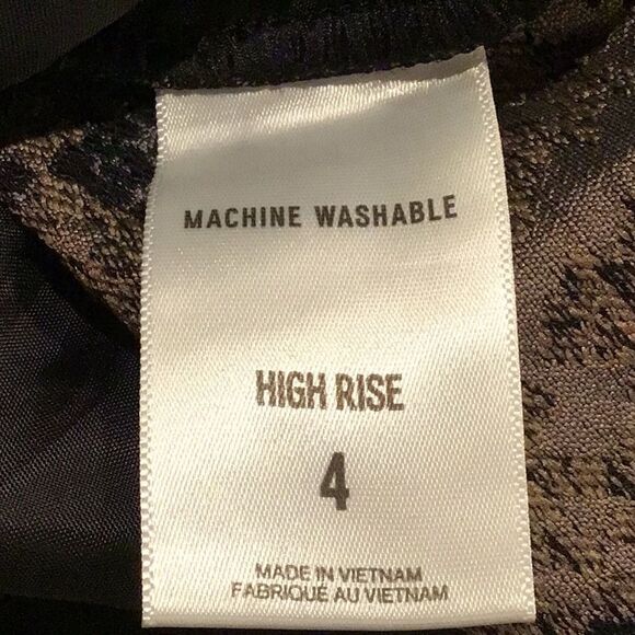 Express Jacquard Snakeskin Print High Rise Mini Skirt NEW - Picture 14 of 15